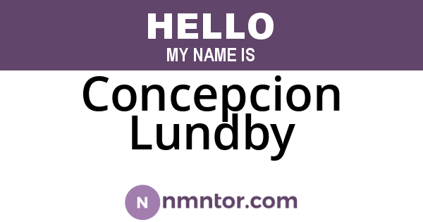 Concepcion Lundby