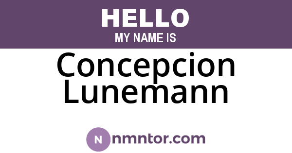 Concepcion Lunemann