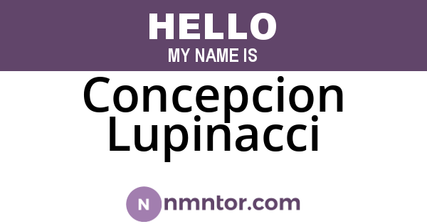 Concepcion Lupinacci