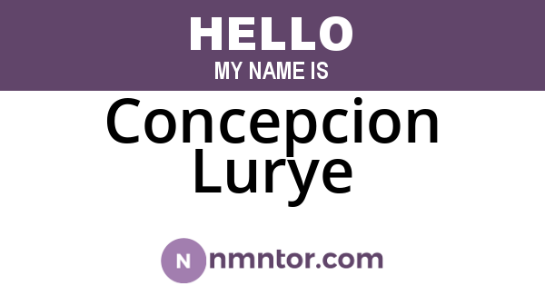 Concepcion Lurye