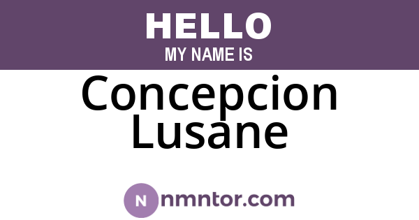 Concepcion Lusane