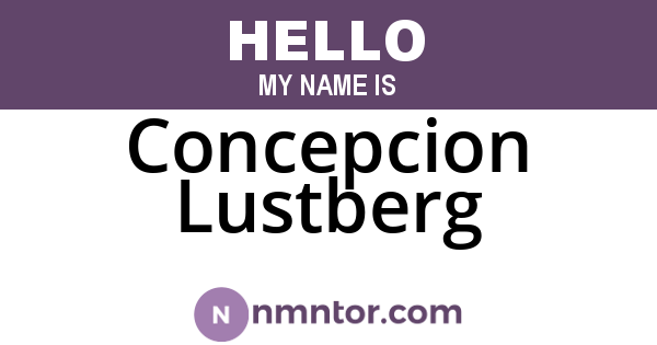 Concepcion Lustberg