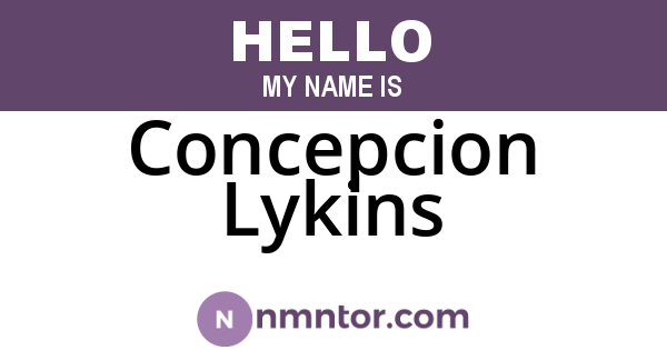 Concepcion Lykins