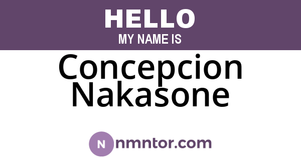 Concepcion Nakasone