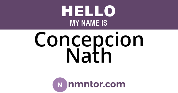 Concepcion Nath