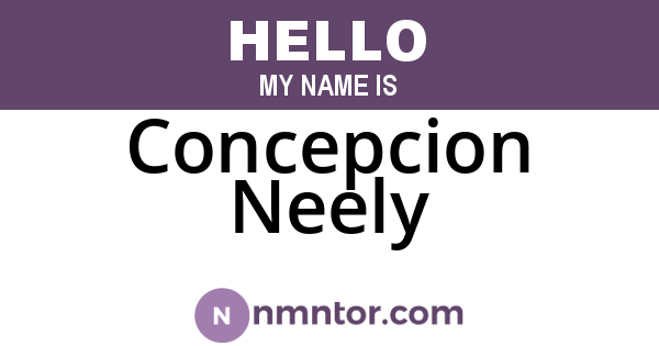 Concepcion Neely