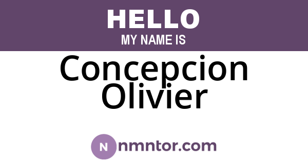 Concepcion Olivier