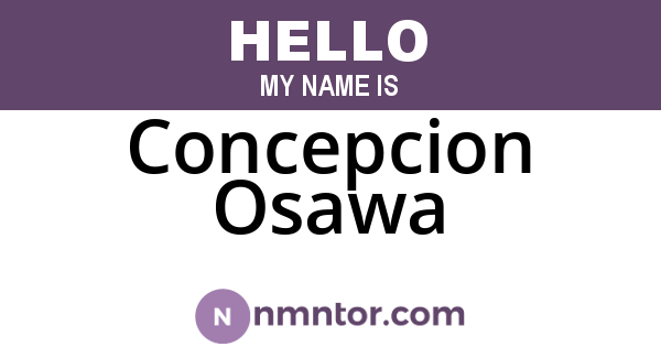 Concepcion Osawa