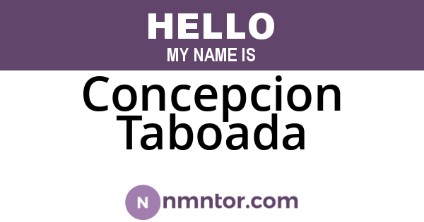 Concepcion Taboada