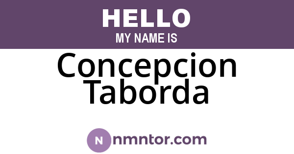 Concepcion Taborda