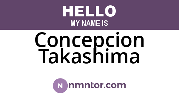 Concepcion Takashima