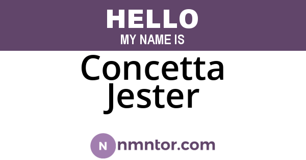 Concetta Jester