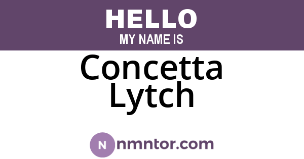Concetta Lytch