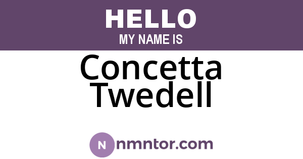 Concetta Twedell