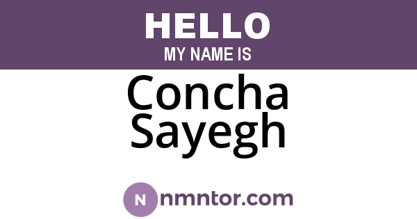 Concha Sayegh