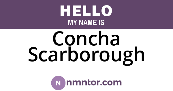 Concha Scarborough