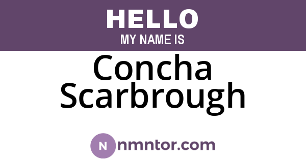 Concha Scarbrough