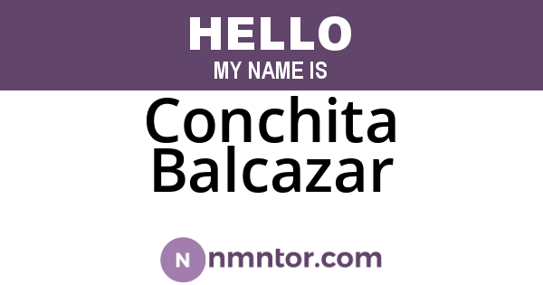 Conchita Balcazar