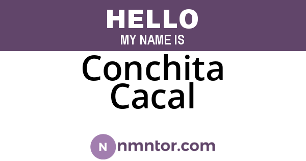 Conchita Cacal