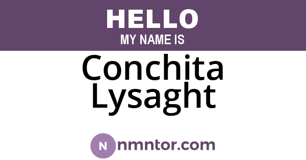 Conchita Lysaght