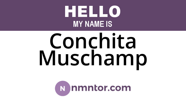 Conchita Muschamp