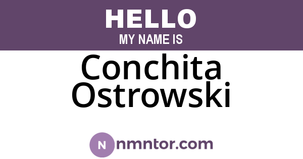 Conchita Ostrowski