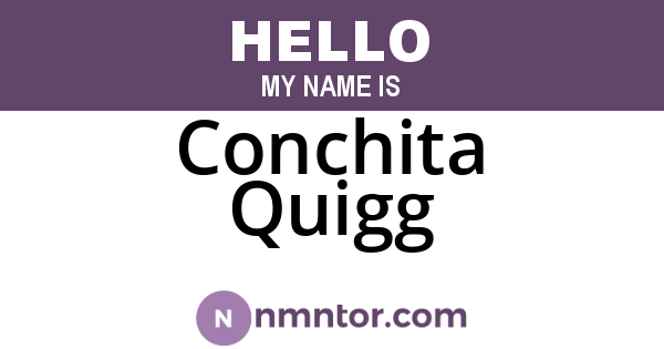 Conchita Quigg