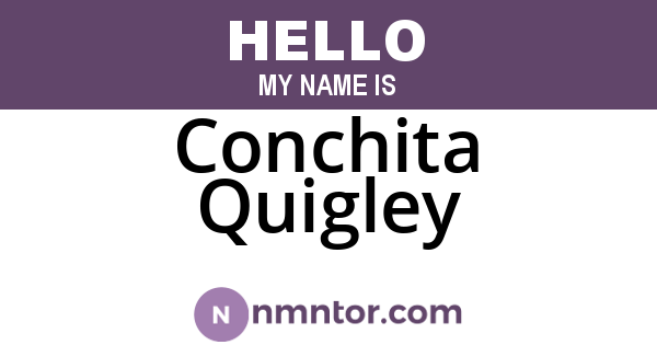 Conchita Quigley