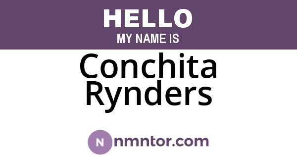 Conchita Rynders