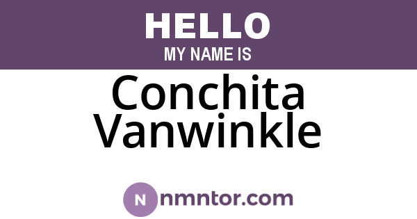 Conchita Vanwinkle