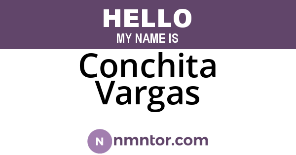 Conchita Vargas