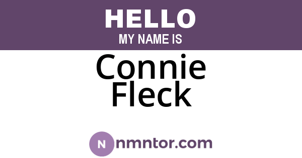Connie Fleck