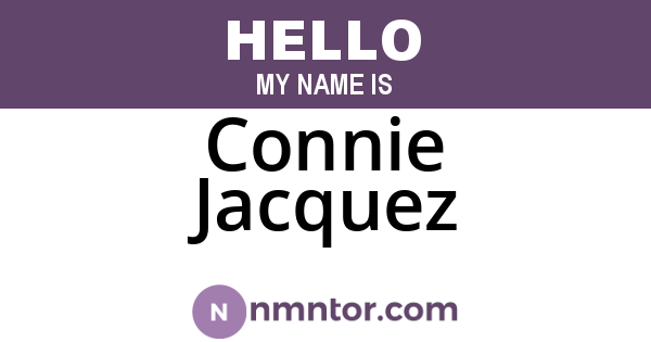 Connie Jacquez