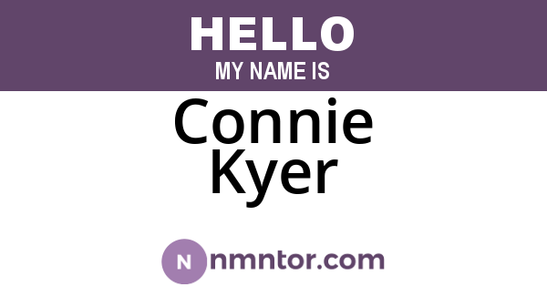 Connie Kyer