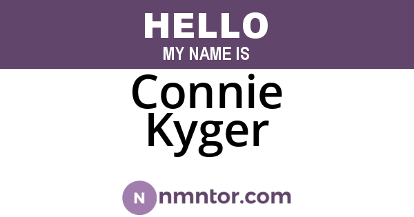 Connie Kyger
