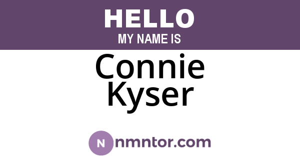 Connie Kyser