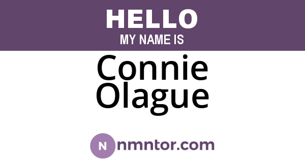 Connie Olague