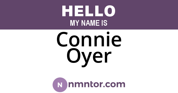 Connie Oyer