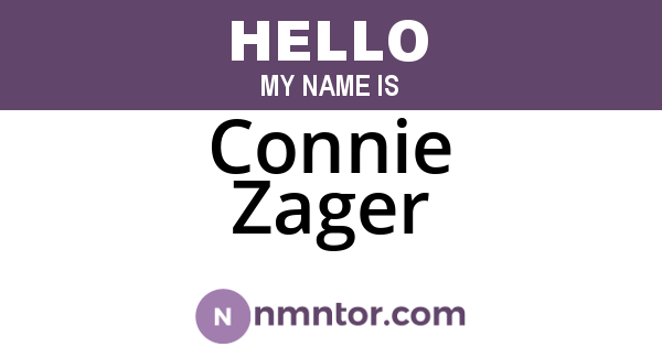 Connie Zager
