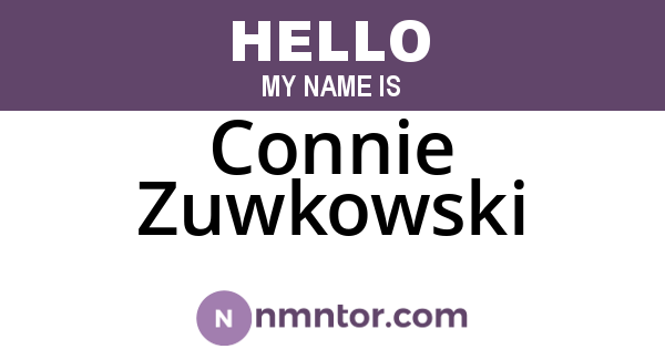 Connie Zuwkowski
