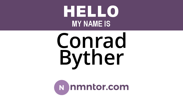 Conrad Byther