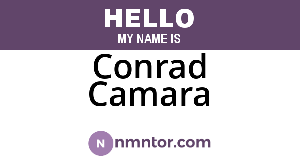 Conrad Camara