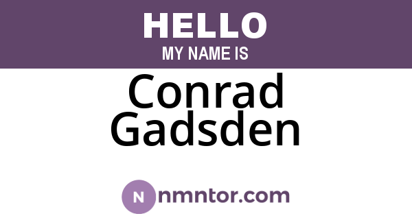 Conrad Gadsden