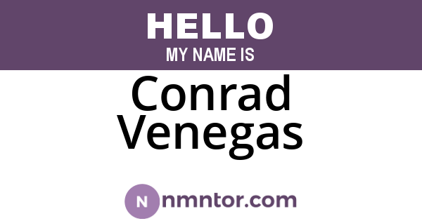 Conrad Venegas