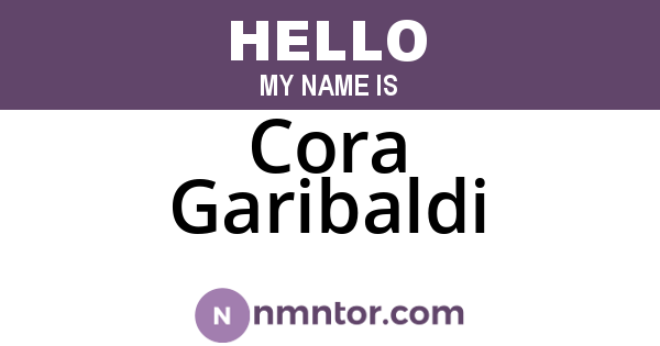 Cora Garibaldi