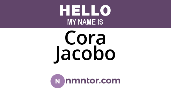 Cora Jacobo