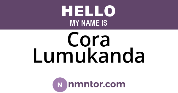 Cora Lumukanda