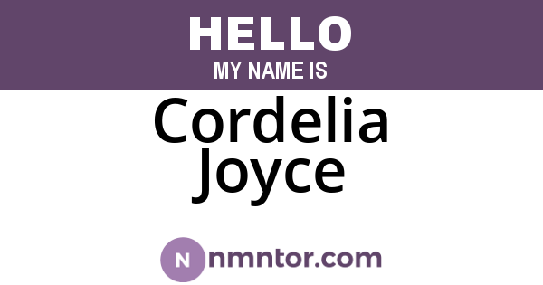 Cordelia Joyce