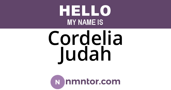 Cordelia Judah