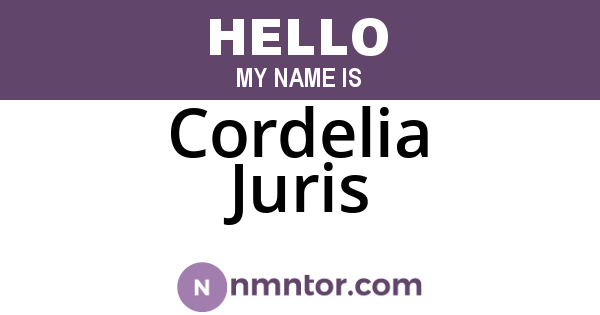Cordelia Juris